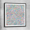 Shine of Fun black glass front frame - part of our high quality canvas abstract wall art collection