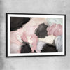 Subtle Fades black glass front frame - part of our high quality canvas abstract wall art collection