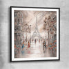 Sweet Tea Blossoms black glass front frame - part of our high quality canvas abstract wall art collection