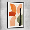 Terra Firma black glass front frame - part of our high quality canvas abstract wall art collection