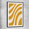 Wave Length black glass front frame - part of our high quality canvas abstract wall art collection