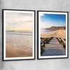 Gentle Tide Pair black glass front frame is a high quality print in our city skyline, travel prints and maps collection