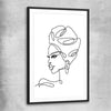 Simple Elegance black glass front frame - part of our high quality fashion canvas wall art and prints collection