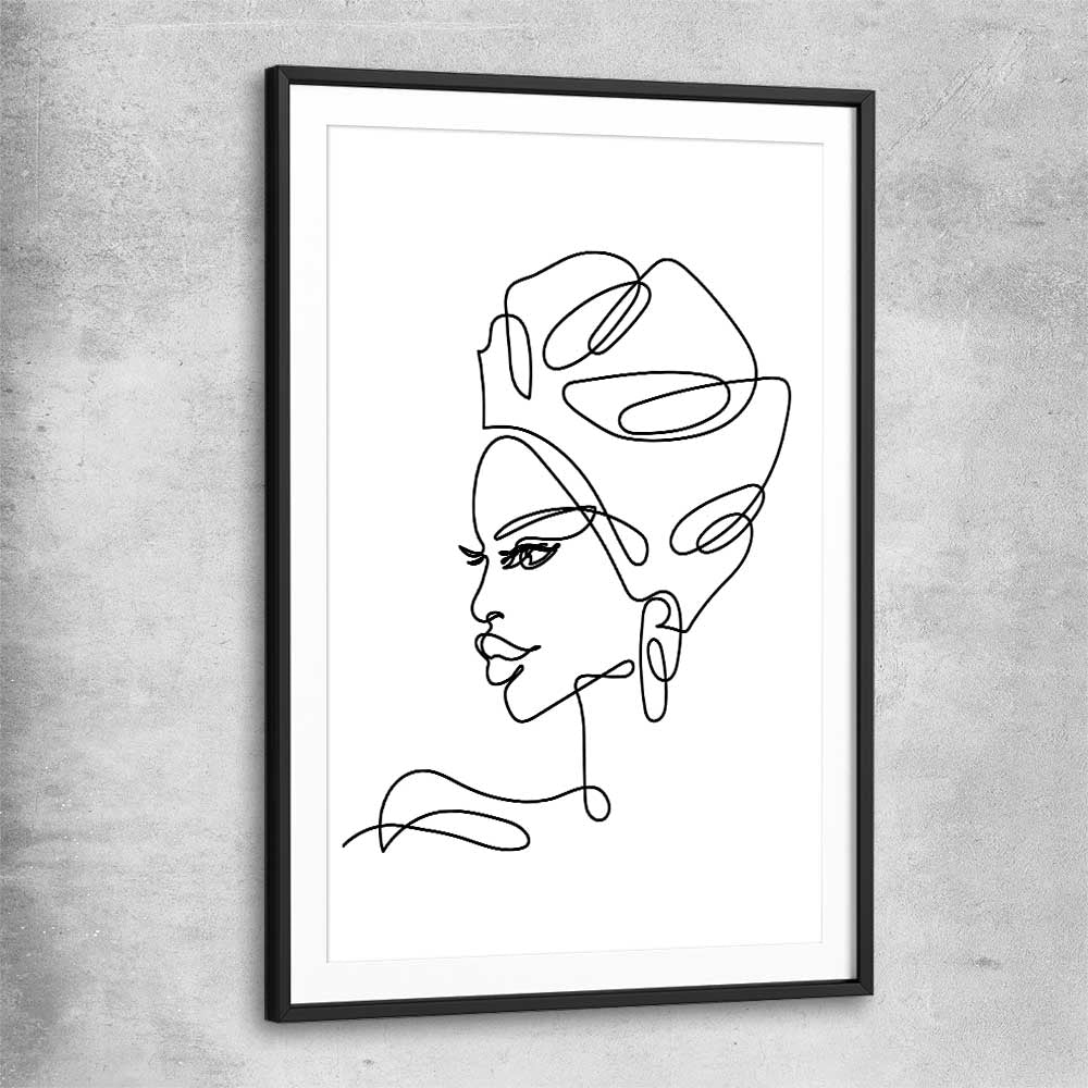 Simple Elegance black glass front frame - part of our high quality fashion canvas wall art and prints collection