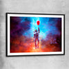 No Limits black glass front frame - part of our high quality fashion canvas wall art and prints collection