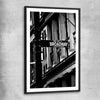 Broadway black glass front frame is a high quality print in our city skyline, travel prints and maps collection