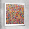 Colour Envy white glass front frame - part of our high quality canvas abstract wall art collection