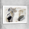 Cosy Neutral white glass front frame - part of our high quality canvas abstract wall art collection