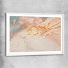 Cream Layers white glass front frame - part of our high quality canvas abstract wall art collection