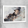 Darkened Gold white glass front frame - part of our high quality canvas abstract wall art collection