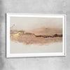 Earthen Glitter white glass front frame - part of our high quality canvas abstract wall art collection