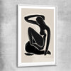 Matisse Shadow Two white glass front frame - part of our high quality canvas abstract wall art collection