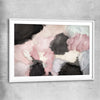 Subtle Fades white glass front frame - part of our high quality canvas abstract wall art collection