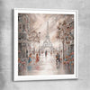 Sweet Tea Blossoms white glass front frame - part of our high quality canvas abstract wall art collection