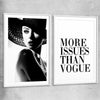 More Issues Pair white glass front frame - part of our high quality fashion canvas wall art and prints collection