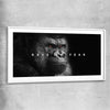 Have No Fear white glass front frame - part of our high quality fashion canvas wall art and prints collection