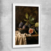 Midnight Harvest white glass front frame is a colourful and stylish canvas wall art and print suited for the kitchen area