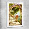 Beautiful Italian Arch white glass front frame is a high quality print in our city skyline, travel prints and maps collection