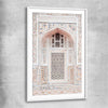 Taj in Arga white glass front frame is a high quality print in our city skyline, travel prints and maps collection