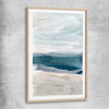 Beach Shades raw oak glass front frame - part of our high quality canvas abstract wall art collection