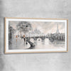 Captured By You raw oak glass front frame - part of our high quality canvas abstract wall art collection