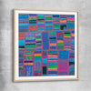 Cheerfulness raw oak glass front frame - part of our high quality canvas abstract wall art collection