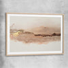 Earthen Glitter raw oak glass front frame - part of our high quality canvas abstract wall art collection