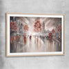 London Luxe raw oak glass front frame - part of our high quality canvas abstract wall art collection