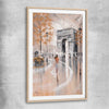 Paris Flair raw oak glass front frame - part of our high quality canvas abstract wall art collection