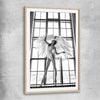 Angel Love Two raw oak glass front frame - part of our high quality fashion canvas wall art and prints collection