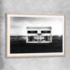 Marfa Sculpture raw oak glass front frame - part of our high quality fashion canvas wall art and prints collection
