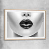 Silent Lust raw oak glass front frame - part of our high quality fashion canvas wall art and prints collection