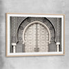Ancient Morocco raw oak glass front frame is a high quality print in our city skyline, travel prints and maps collection