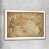 Antique World raw oak glass front frame is a high quality print in our city skyline, travel prints and maps collection