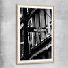 Broadway raw oak glass front frame is a high quality print in our city skyline, travel prints and maps collection
