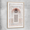 Taj in Arga raw oak glass front frame is a high quality print in our city skyline, travel prints and maps collection