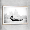 Venice Gondola Ride raw oak glass front frame is a high quality print in our city skyline, travel prints and maps collection