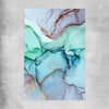 Aqua Gold rolled print - part of our high quality canvas abstract wall art collection