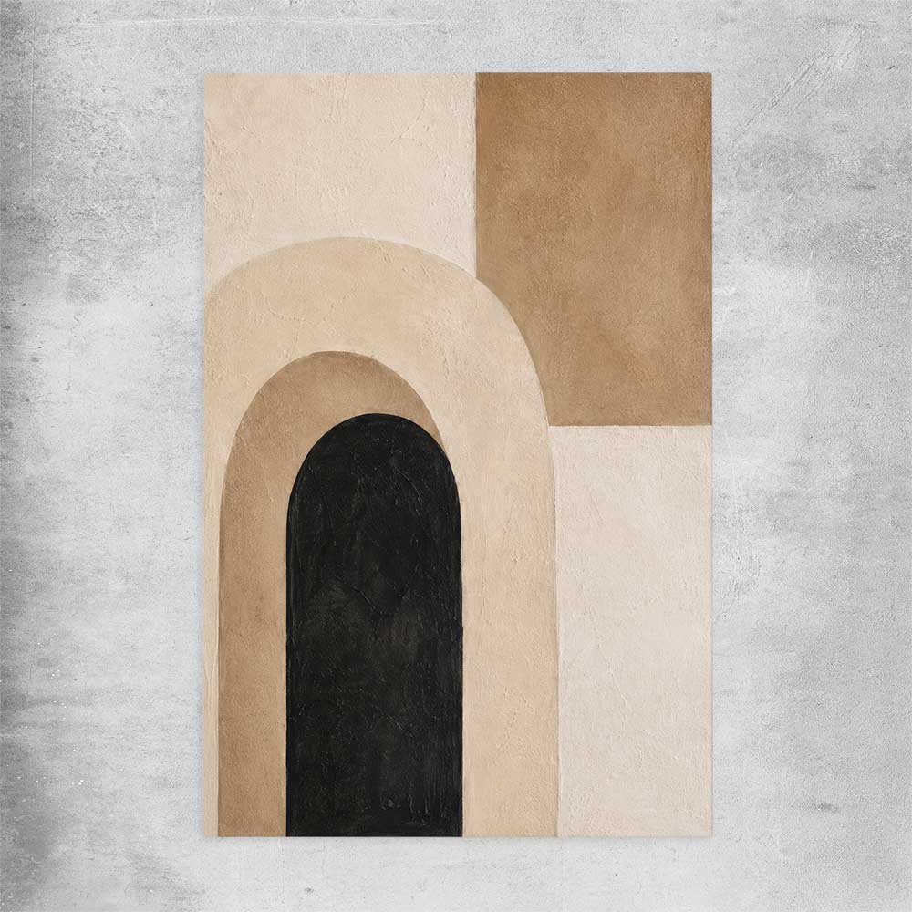 Arch Study rolled print - part of our high quality canvas abstract wall art collection