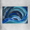 Blue Ether rolled print - part of our high quality canvas abstract wall art collection