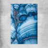 Blue Stratum rolled print - part of our high quality canvas abstract wall art collection