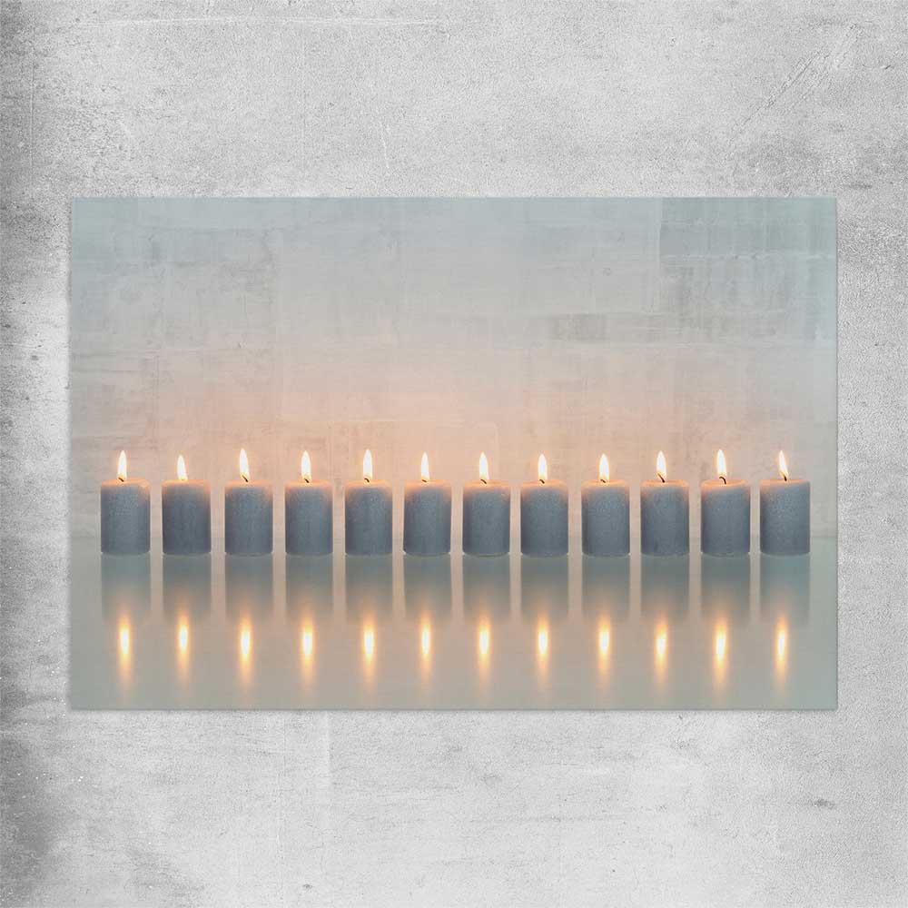 Candle Meditation rolled print - part of our high quality canvas abstract wall art collection