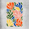 Chromatic Garden rolled print - part of our high quality canvas abstract wall art collection