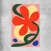 Coral Petal rolled print - part of our high quality canvas abstract wall art collection