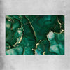 Deep Turquoise rolled print - part of our high quality canvas abstract wall art collection