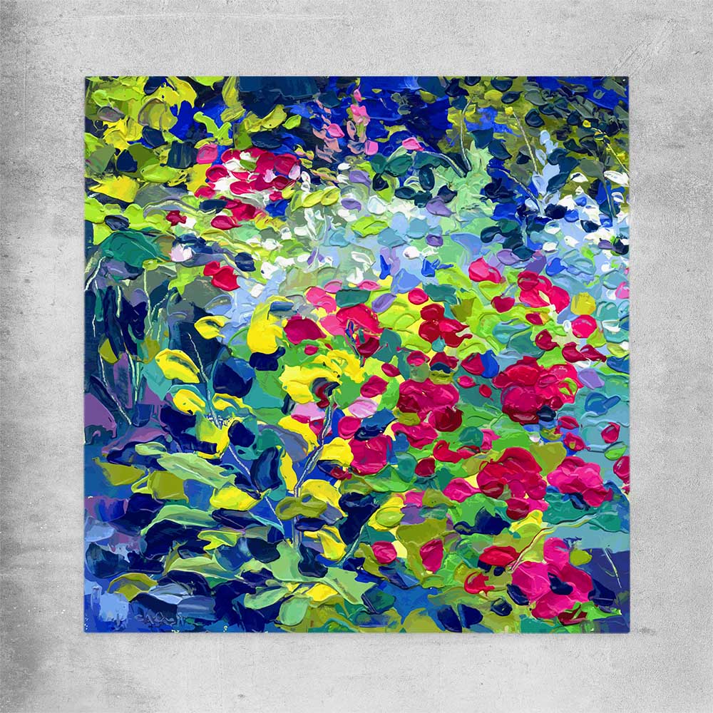 Flourished Dots rolled print - part of our high quality canvas abstract wall art collection