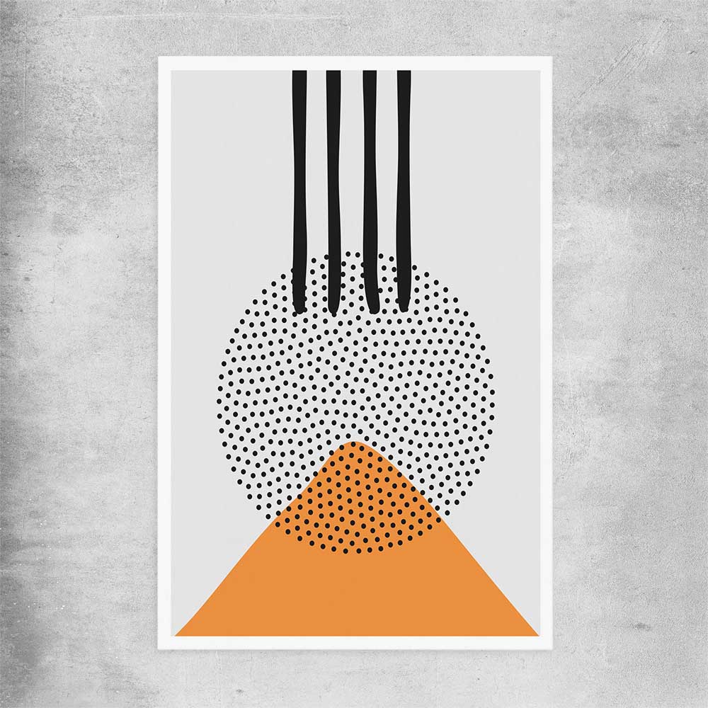 Formations One rolled print - part of our high quality canvas abstract wall art collection