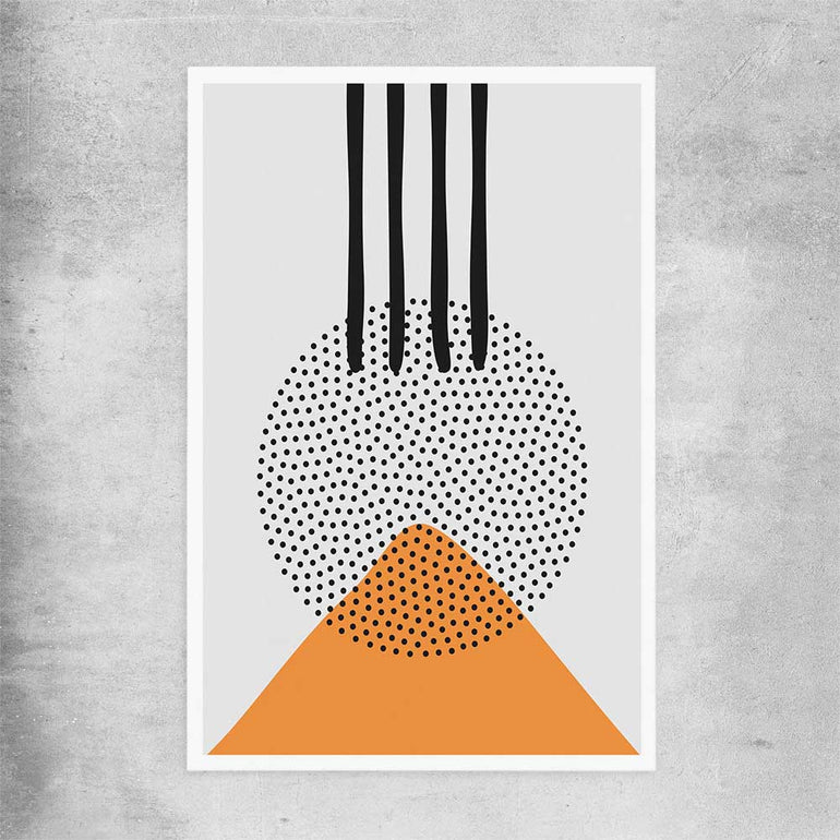 Formations One rolled print - part of our high quality canvas abstract wall art collection
