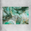 Luxury Turquoise rolled print - part of our high quality canvas abstract wall art collection