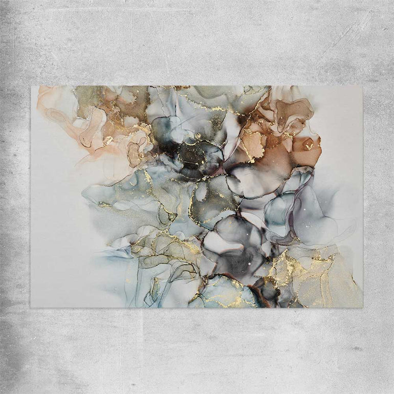 Luxury Waves rolled print - part of our high quality canvas abstract wall art collection